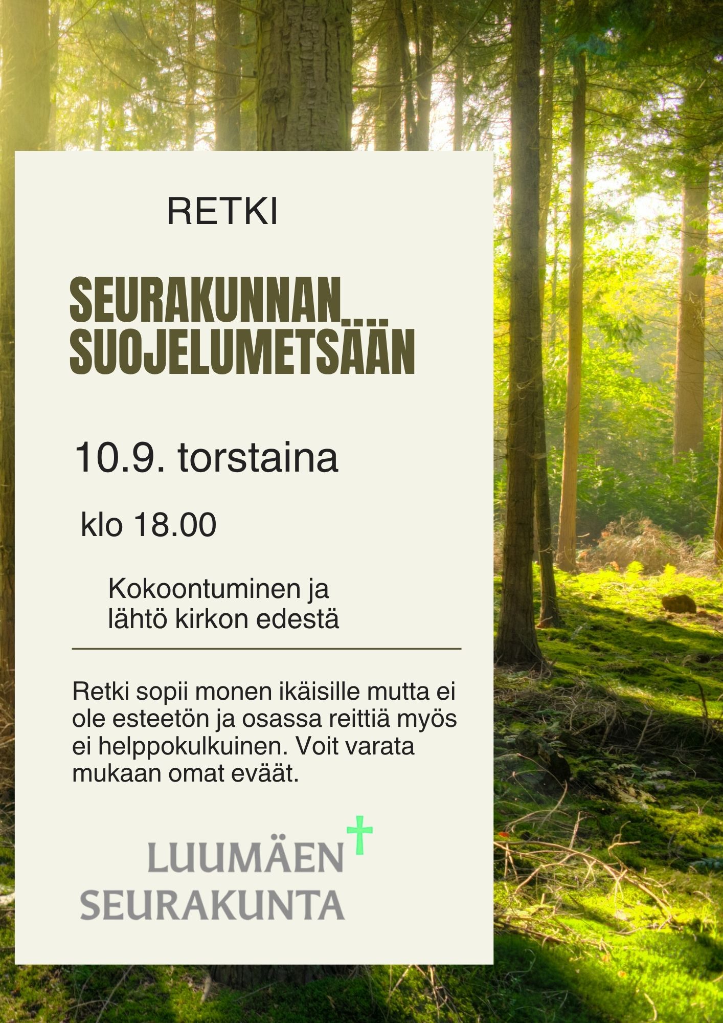Retki suojelumetsään